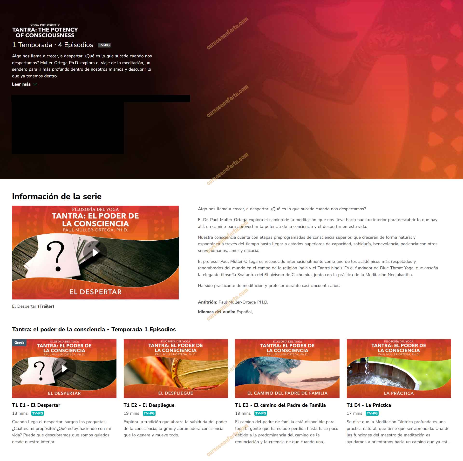 Tantra el poder de la consciencia - paul muller-ortega