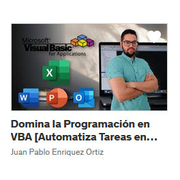 Domina la Programación en VBA [Automatiza Tareas en Excel]