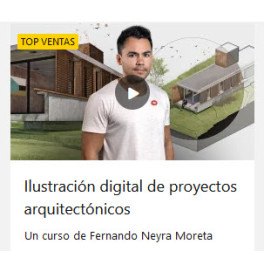 Ilustración digital de proyectos arquitectónicos - Fernando Neyra