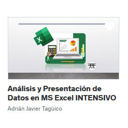 Análisis y Presentación de Datos en MS Excel intensivo
