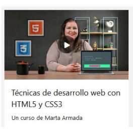 Técnicas de desarrollo web con HTML5 y CSS3 - Marta Armada