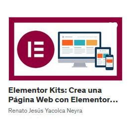 Elementor Kits Crea una Página Web con Elementor Pro