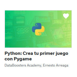 Python Crea tu primer juego con Pygame 