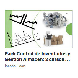 Pack Control de Inventarios y Gestión Almacén 2 cursos en 1