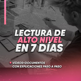 Lectura de Alto Nivel en 7 Días Lectura de Alto Nivel en 7 Días