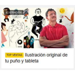 Ilustración Original de tu Puño y Tableta