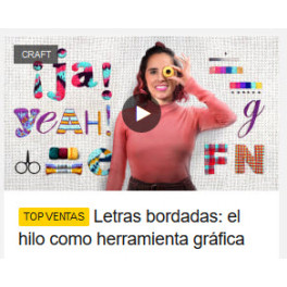 Letras bordadas: el hilo como herramienta gráfica