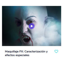 Maquillaje FX: Caracterización y efectos especiales