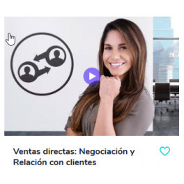 Ventas directas: Negociación y Relación con clientes