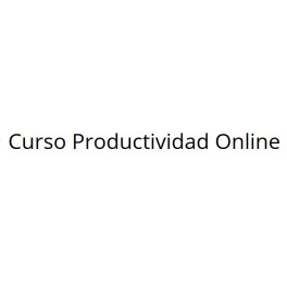 Curso Productividad Online