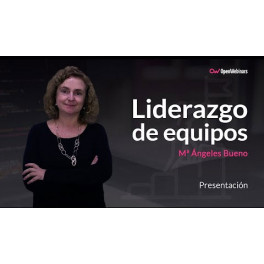 Curso de liderazgo de equipos - María Angeles Bueno