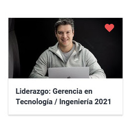 Liderazgo - Gerencia en Tecnología Ingeniería 2021 