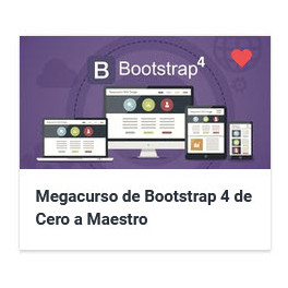 Megacurso de Bootstrap 4 de Cero a Maestro