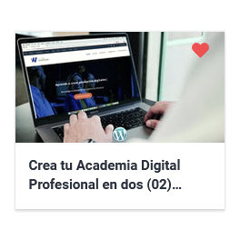 Crea tu Academia Digital Profesional en dos (02) Semanas