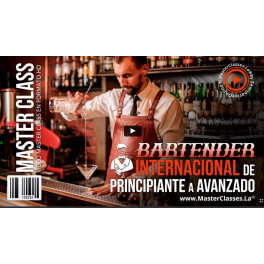 Bartender internacional de principiante a avanzado