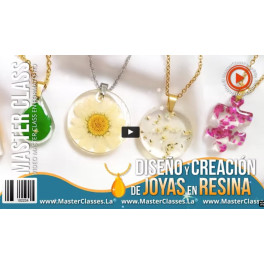 Diseño y creación de joyas en resina