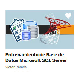 Entrenamiento de Base de Datos Microsoft SQL Server