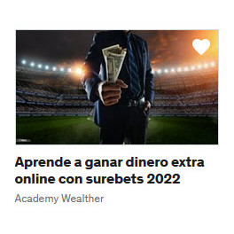 Aprende a ganar dinero extra online con surebets 2022