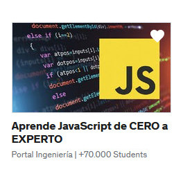 Aprende JavaScript de CERO a EXPERTO - Portal Ingeniería