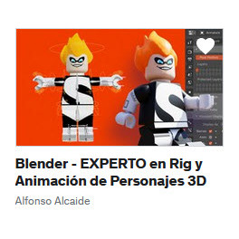 Blender - EXPERTO en Rig y Animación de Personajes 3D