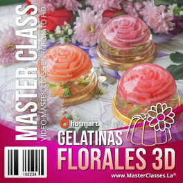 Gelatinas florales en 3D