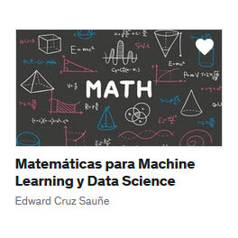 Matemáticas para Machine Learning y Data Science