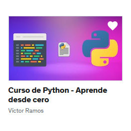 Curso de Python - Aprende desde cero