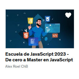Escuela de JavaScript 2023 - De cero a Master en JavaScript