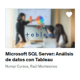 Microsoft SQL Server - Análisis de datos con Tableau