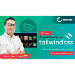 Taller Crea un clon de Spotify con Tailwind - Rubén Jairo