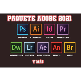 Paquete Adobe 2021 En español