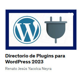 Directorio de Plugins para WordPress 2023 - Renato Yacolca