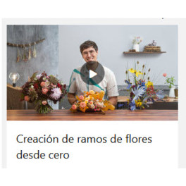 Creación de ramos de flores desde cero