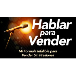 Hablar para vender