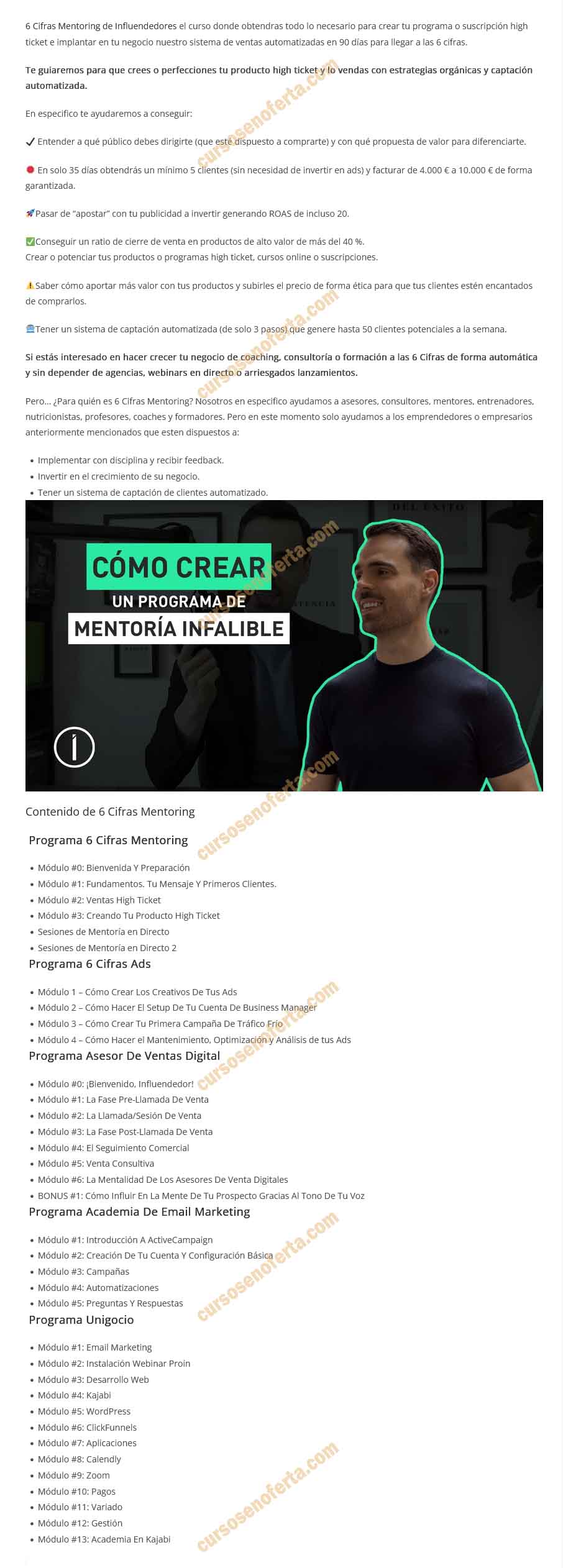 6 Cifras Mentoring - influendedores