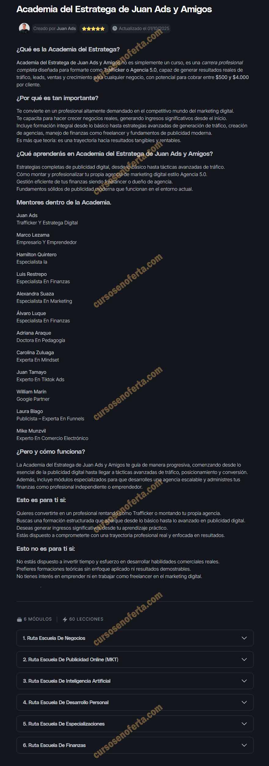 Academia del Estratega - juan ads