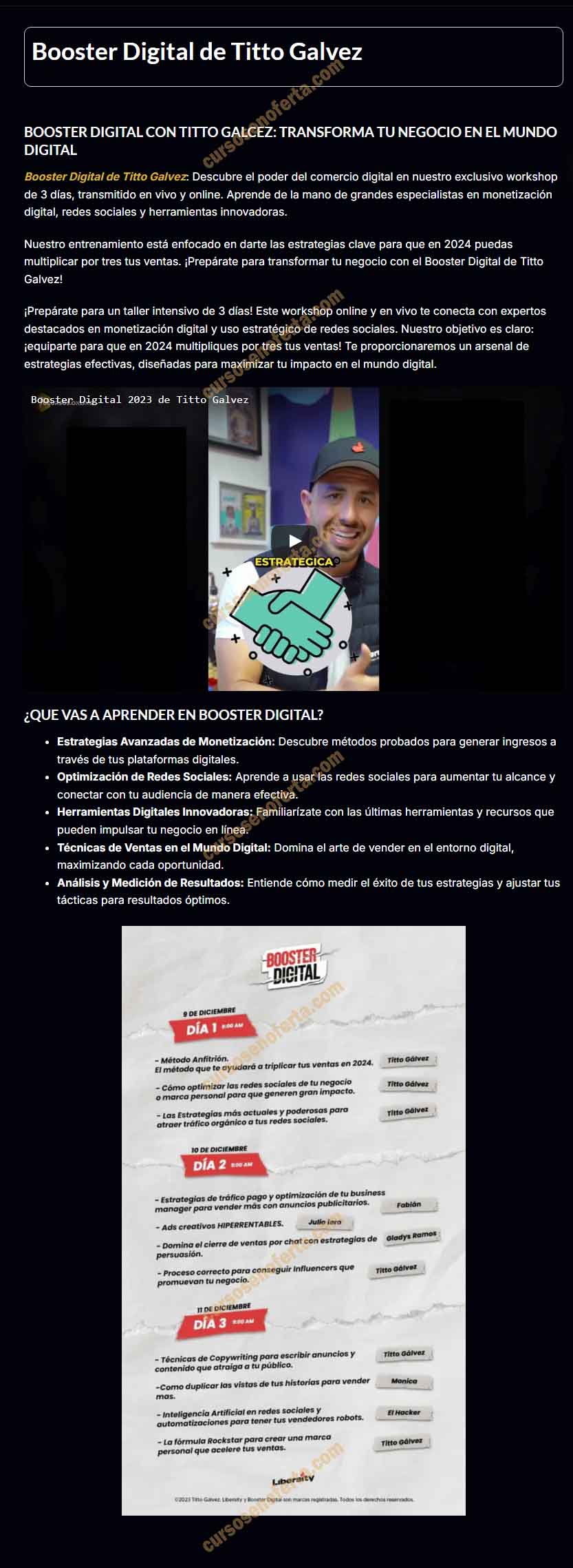 Booster Digital - libersity - titto galvez