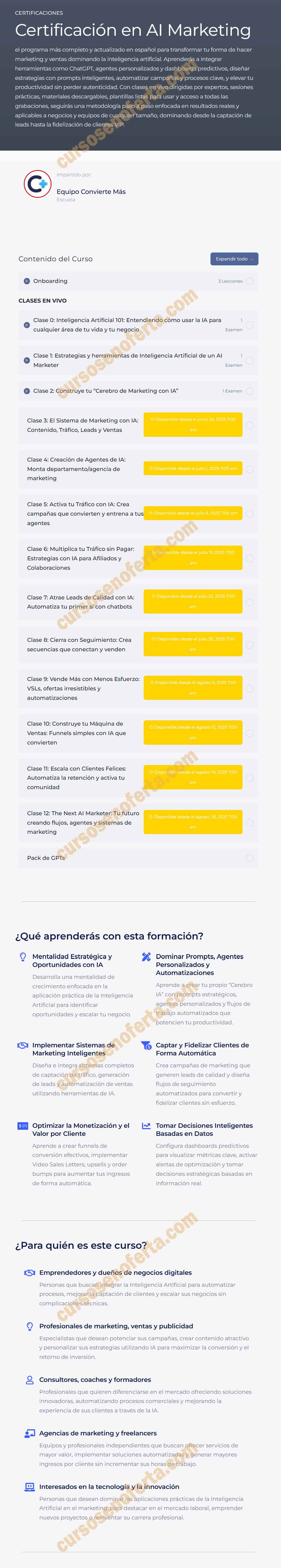 Certificación en AI Marketing - convierte más