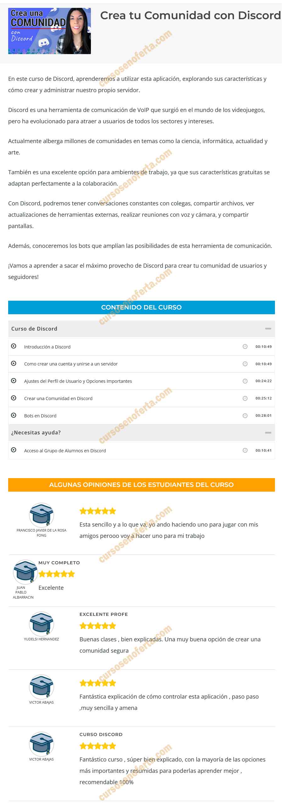 Crea tu Comunidad con Discord - Roxana Falasco