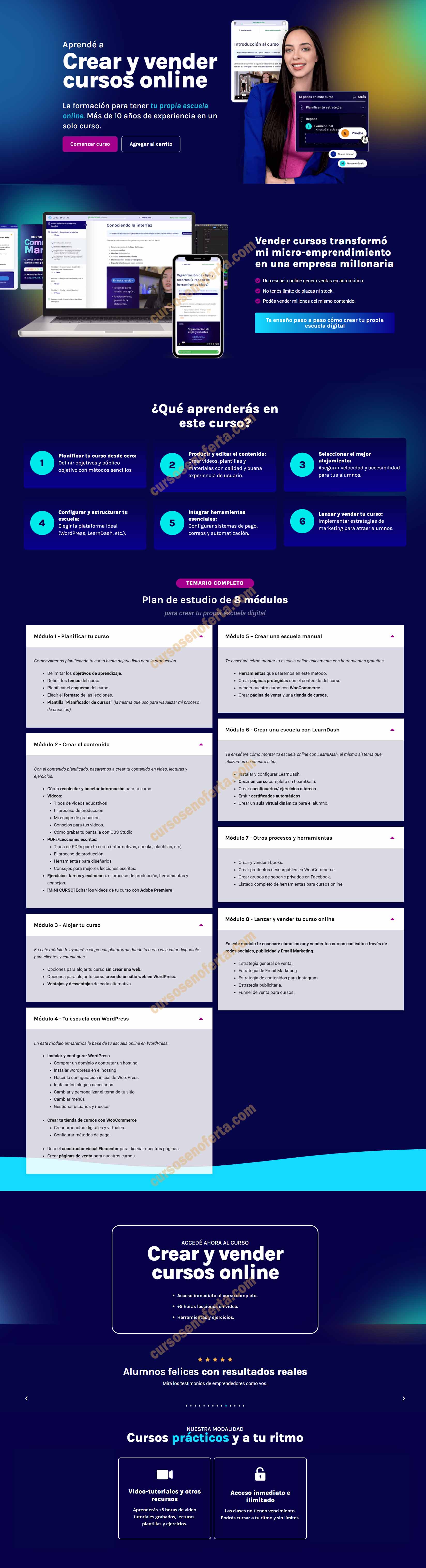 Crear y Vender Cursos Online - luzzi digital