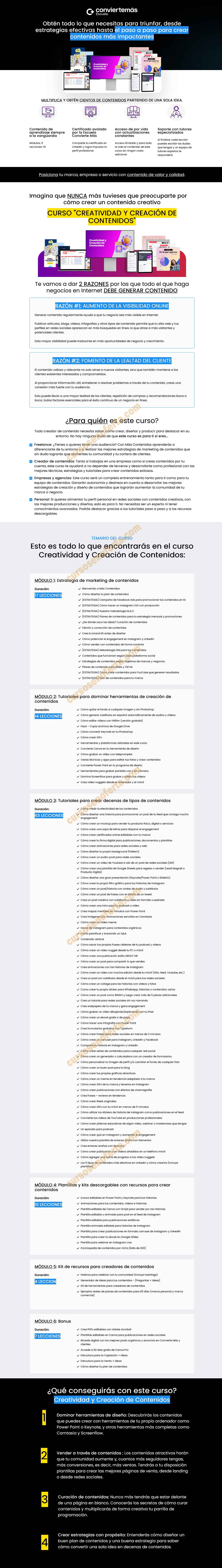 Creatividad y Creación de Contenidos - convierte más