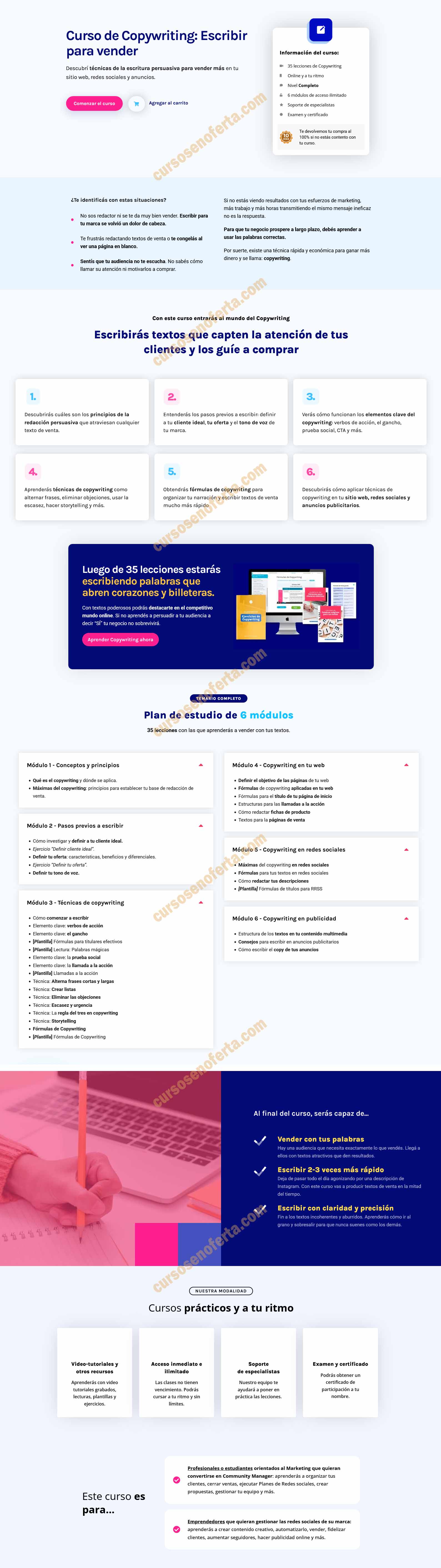Curso de Copywriting Escribir para vender - luzzi digital