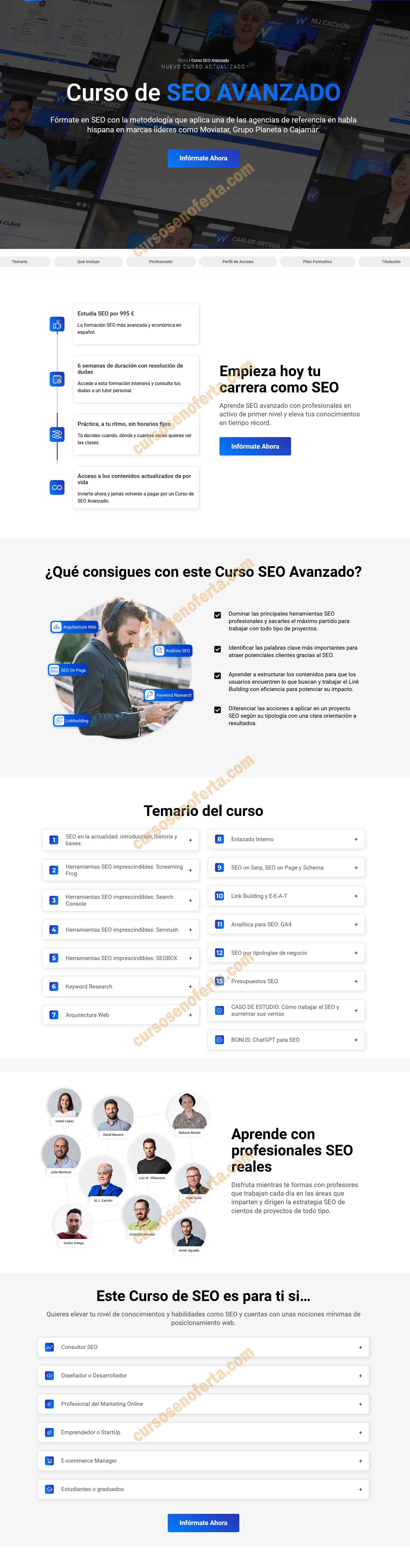 Curso SEO Avanzado - webpositer academy