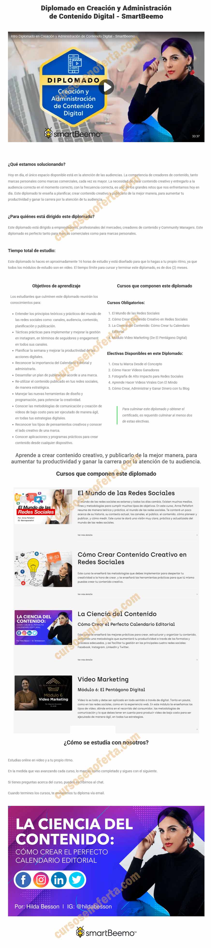 Diplomado Creación y Administración de Contenido Digital