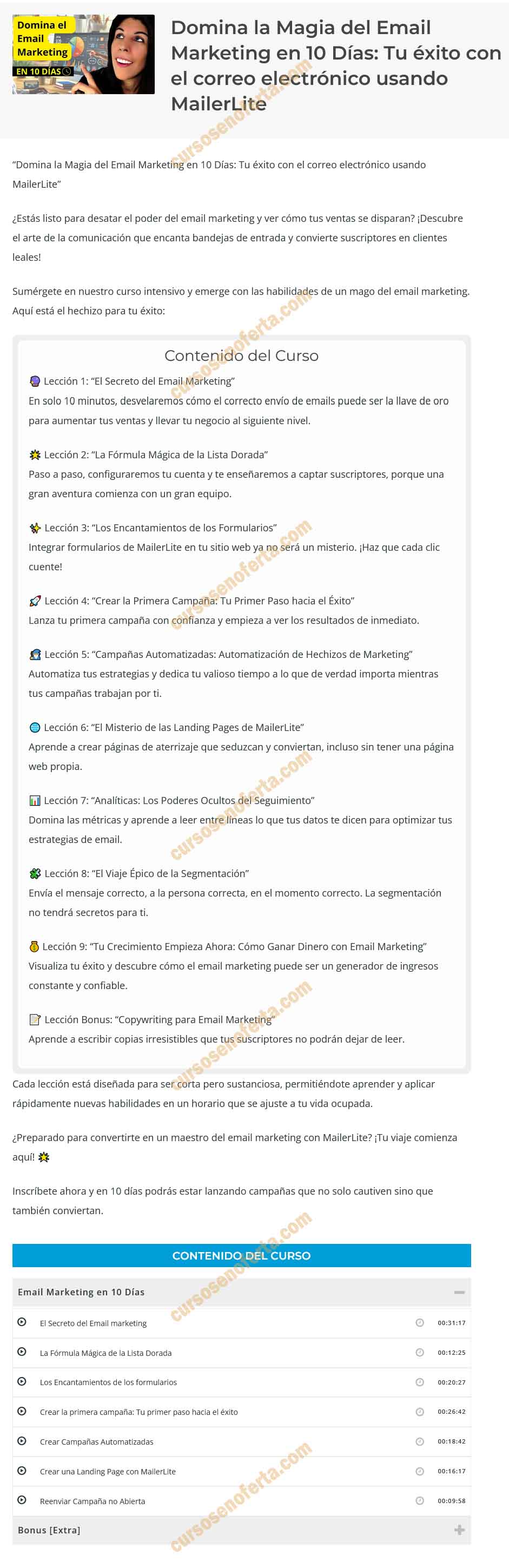Domina la Magia del Email Marketing en 10 Días - Roxana Falasco