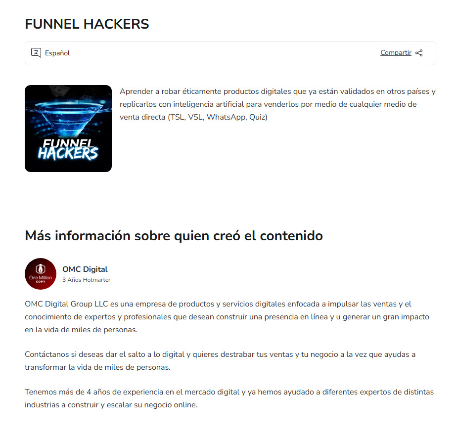 Funnel Hackers - oMC digital