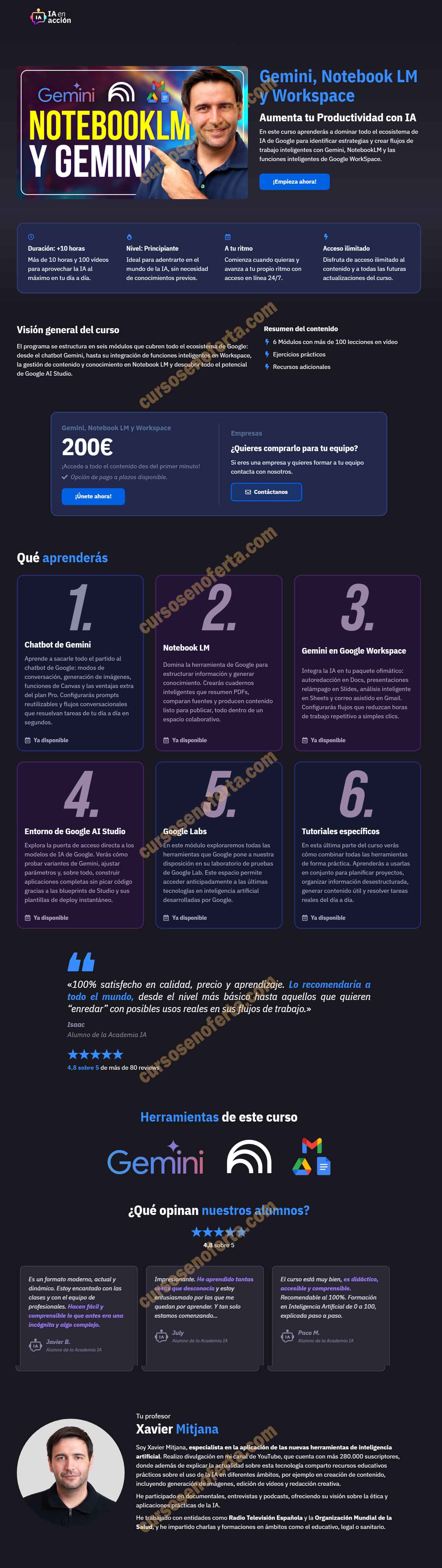 Gemini, Notebook LM y Workspace - IA en accion