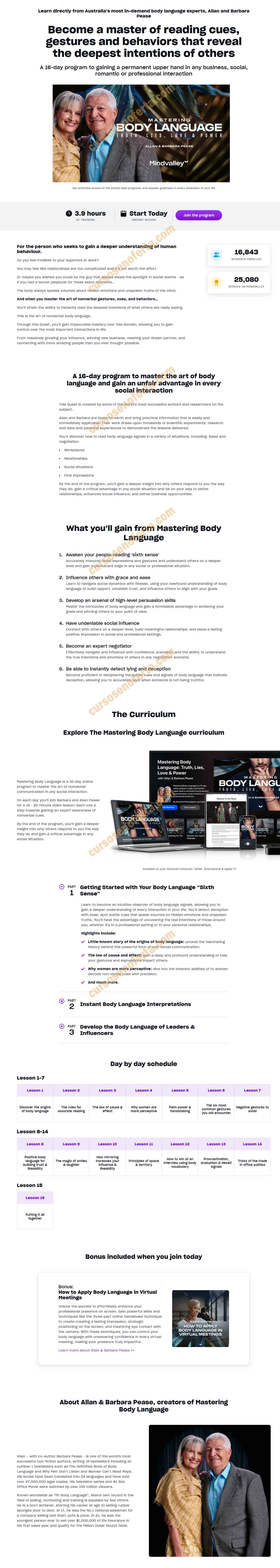 Mastering Body Language - allan and barbara pease - mindvalley