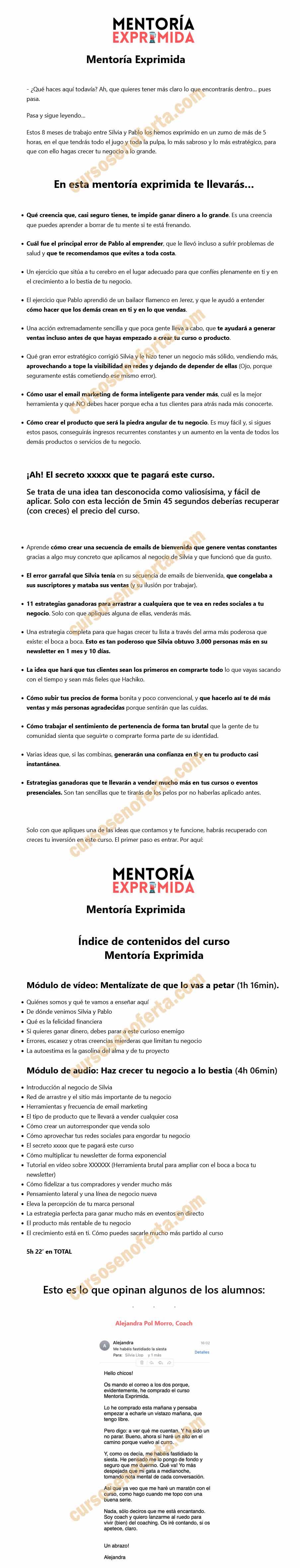 Mentoría Exprimida - Pablo herreros