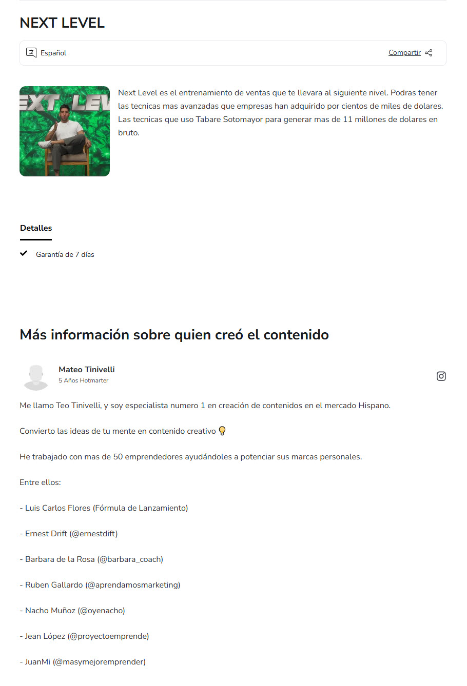 next level - tabare sotomayor